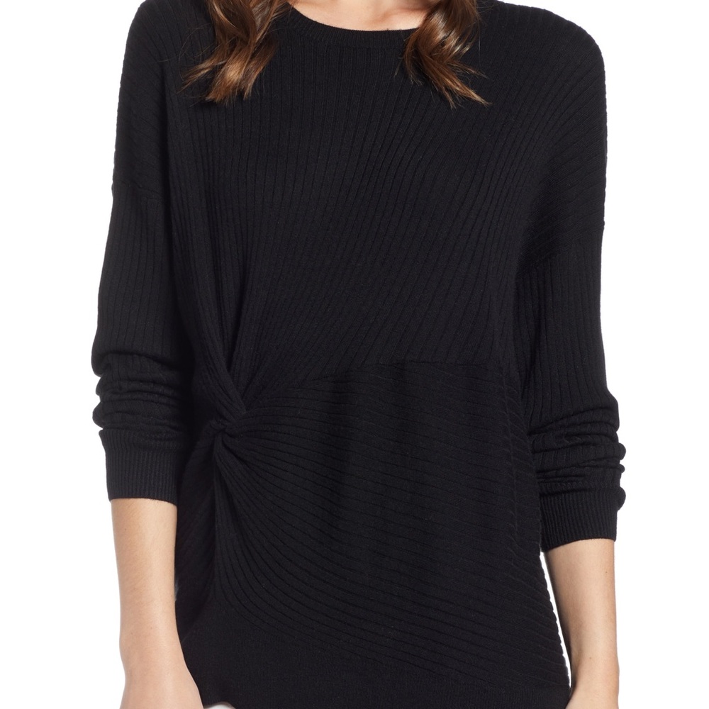 Something Navy Knot Detail Pullover - image 1